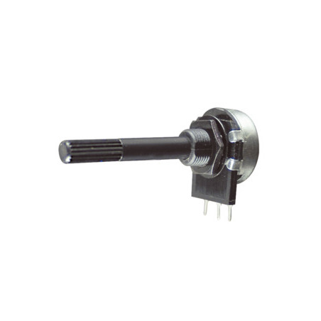 POTENCIOMETRO LINEAL 100K EJE PLASTIC CUERPO METAL
