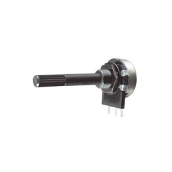 POTENCIOMETRO LINEAL 10K EJE PLASTICO CUERPO METAL