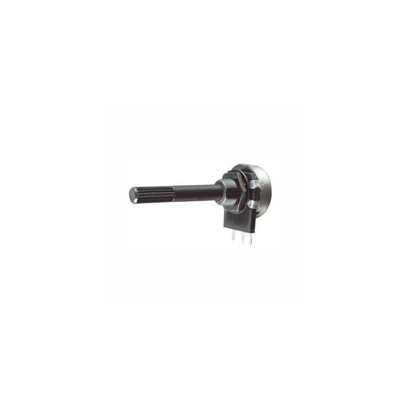 POTENCIOMETRO LINEAL 2 2 OHMS EJE PLAST CUERPO MET