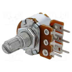 POTENCIOMETRO DOBLE LINEAL 1K METALICO