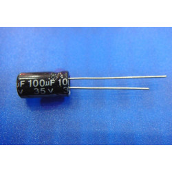 CONDENSADOR 100MF 35V 105º ELECT 