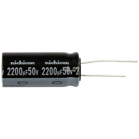 CONDENSADOR ELECTROLITICO RADIAL 2200µF 50V 105º