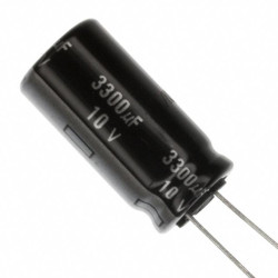 CONDENSADOR ELECTROLITICO RADIAL 3300µF 10V 105º