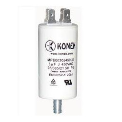 CONDENSADOR ARRANQUE MOTOR 3µF 450VAC