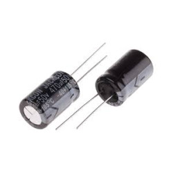 CONDENSADOR ELECTROLITICO 470µF 50V 105º RADIAL