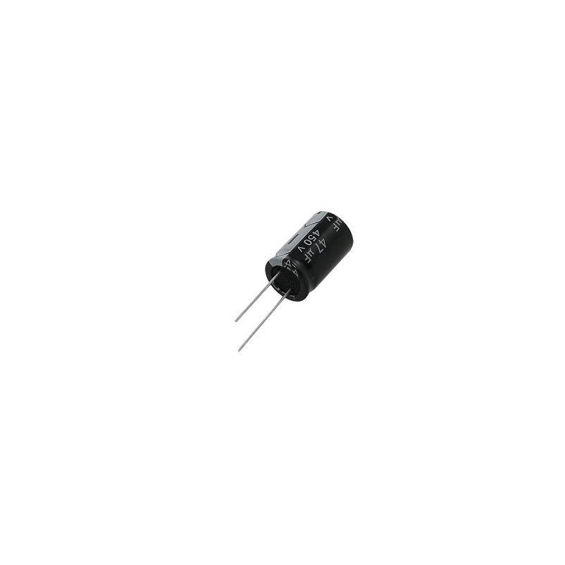 CONDENSADOR ELECTROLITICO RADIAL 47µF 450V 105º