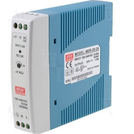 FUENTE DIN 20W 24V 1A