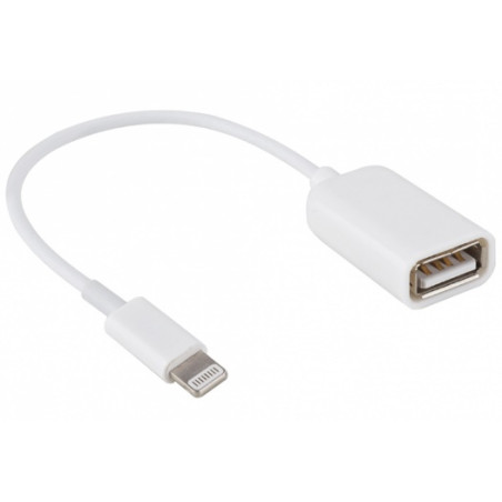 ADAPTADOR OTG LIGTHNING MACHO A USB HEMBRA