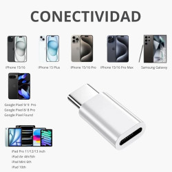ADAPTADOR LIGHTNING HEMBRA A USB-C
