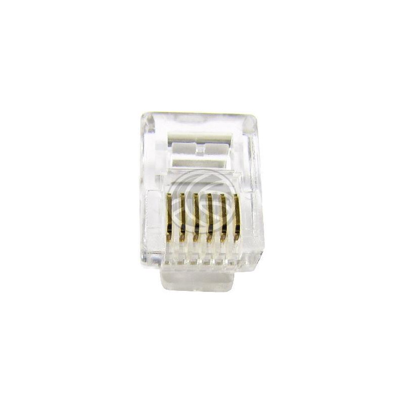 CONECTOR TELEFONO RJ12 6 VIAS CONECTOR TELEFONO RJ12 6 VIAS