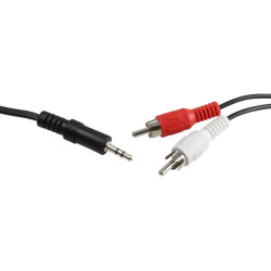 CABLE JACK 3 5ST MACHO A 2 RCA MACHO 3 METROS