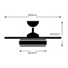 VENTILADOR MODELO DIANA-S 30W BLANCO
