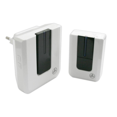 TIMBRE INALAMBRICO RECEPTOR ENCHUFABLE 230V 250m