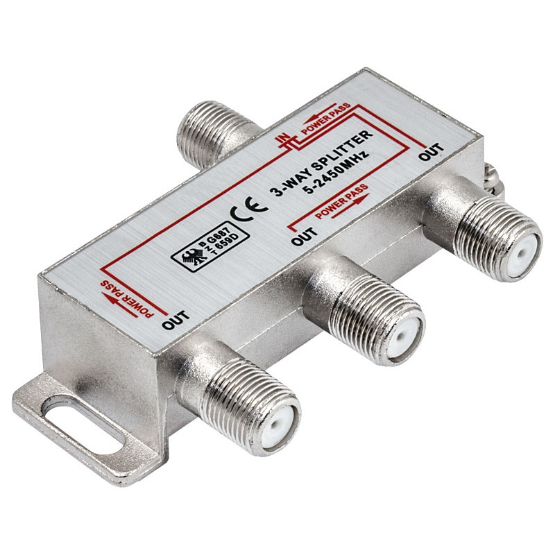 DISTRIBUIDOR 1 ENTRADA 3 SALIDAS 5-2450MHZ