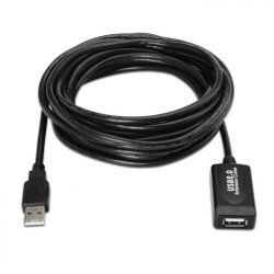 CABLE USB 2 0 AMPLIFICADO TIPO A MACHO-HEMBRA 5M