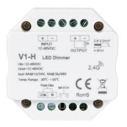 REGULADOR LED 12/48V MONO PULSADOR