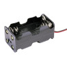 PORTAPILAS 4xR6 CON CABLES  6V 