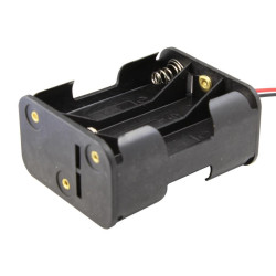 PORTAPILAS 6XR6 CON CABLES  9V 