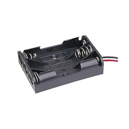 PORTAPILAS 3xR3 AAA  4 5V  CON CABLES