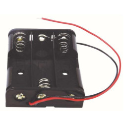 PORTAPILAS 3xR3 AAA  4 5V  CON CABLES