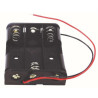 PORTAPILAS 3xR3 AAA  4 5V  CON CABLES