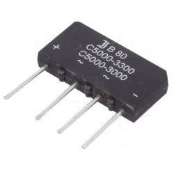 PUENTE RECTIFICADOR 5A 160V B3805000