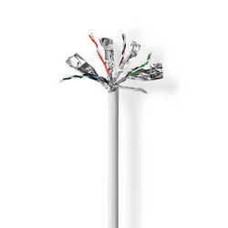 BOBINA CABLE S/FTP CAT 6A COBRE 305 METROS