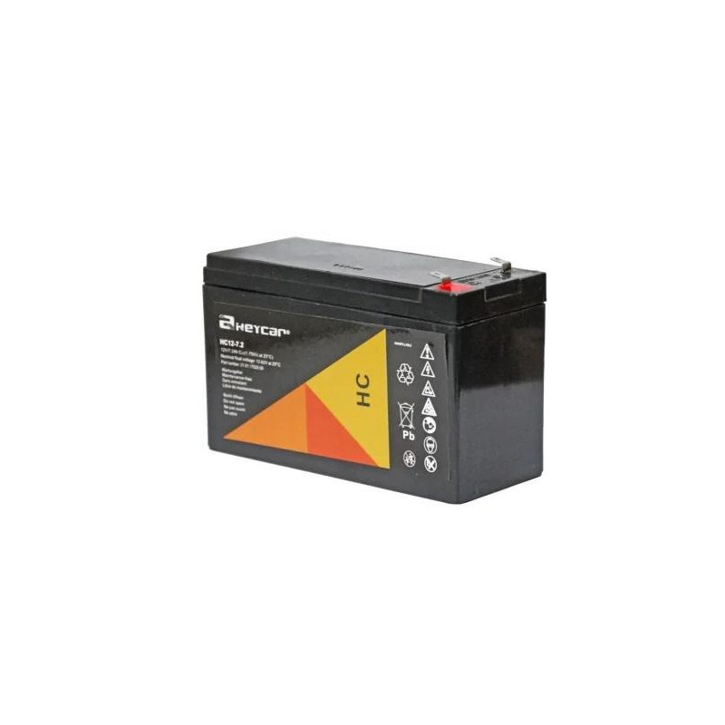 BATERIA 12V 7 2A PLOMO AGM 151X65X95mm HEYCAR