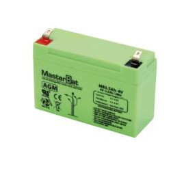 BATERIA PLOMO AGM 4V 3 5A 87X59X32mm MASTER-BAT