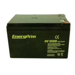 BATERIA 12V 12A PLOMO AGM 151x98x95mm ENERGIVM