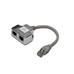 ADAPTADOR DIGITUS DN-93904 1 RJ45 M- 2 RJ45 H
