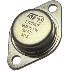 REGULADOR DE TENSION L7824CT METAL TO3