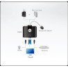 SELECTOR VGA   USB 2 PUERTOS ATEN CS22U