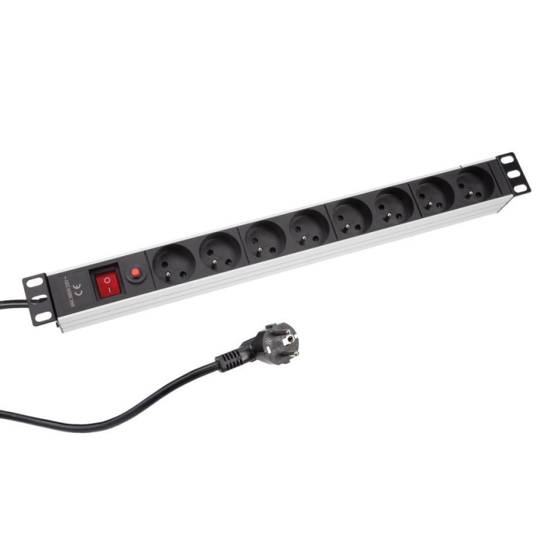 REGLETA MULTIPLE 8 ENCHUFES CON PROTECCION REGLETA MULTIPLE 8 ENCHUFES CON PROTECCION