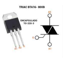 TRIAC BTA16-800B 16A
