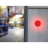 LAMPARA LED ROJA 12VDC ESTROBOSCOPICA 10X11X9MM