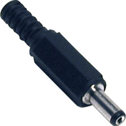 CONECTOR JACK ALIMENTACION 1X3 8X9 5MM NEGRO
