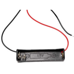 PORTAPILAS PARA 1xR3 AAA  4 5V  CON CABLES