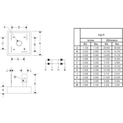PUENTE RECTIFICADOR KBPC1006 10A 600V 
