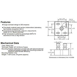 PUENTE RECTIFICADOR KBPC2506 600V 25A
