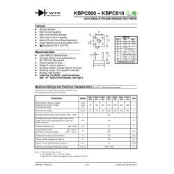 PUENTE RECTIFICADOR KBPC810 8A 1000V