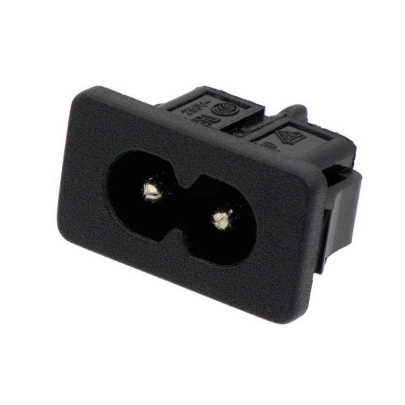 BASE DE CHASIS IEC C7 MACHO TIPO 8 BASE DE CHASIS IEC C7 MACHO TIPO 8