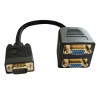 ADAPTADOR VGA DUPLICADOR 1MACHO 2 HEMBRAS