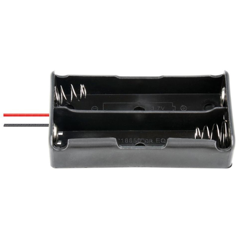 PORTAPILAS PARA BATERIA LITIO 18650 X 2