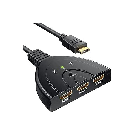 SWITCH DE HDMI CON 3 ENTRADAS Y UNA SALIDA 