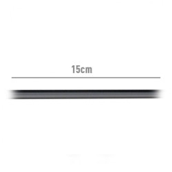 ADAPTADOR USB C A MINI JACK 3 5MM HEMBRA 15CM NEGR
