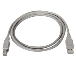 CABLE USB 2 0 TIPO A MACHO-TIPO B MACHO 1 8 M BEIG