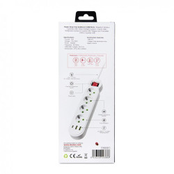 REGLETA 4 TOMAS SCHUKO 3XUSB 5V 2 1A 10 5W