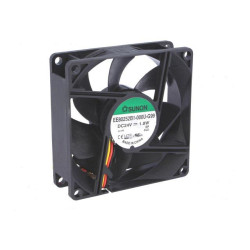 VENTILADOR 80X80X25MM 3 HILOS DC24V 33DBA