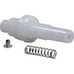 PORTAFUSIBLES 6X30 CON MUELLE Y TERMINALES